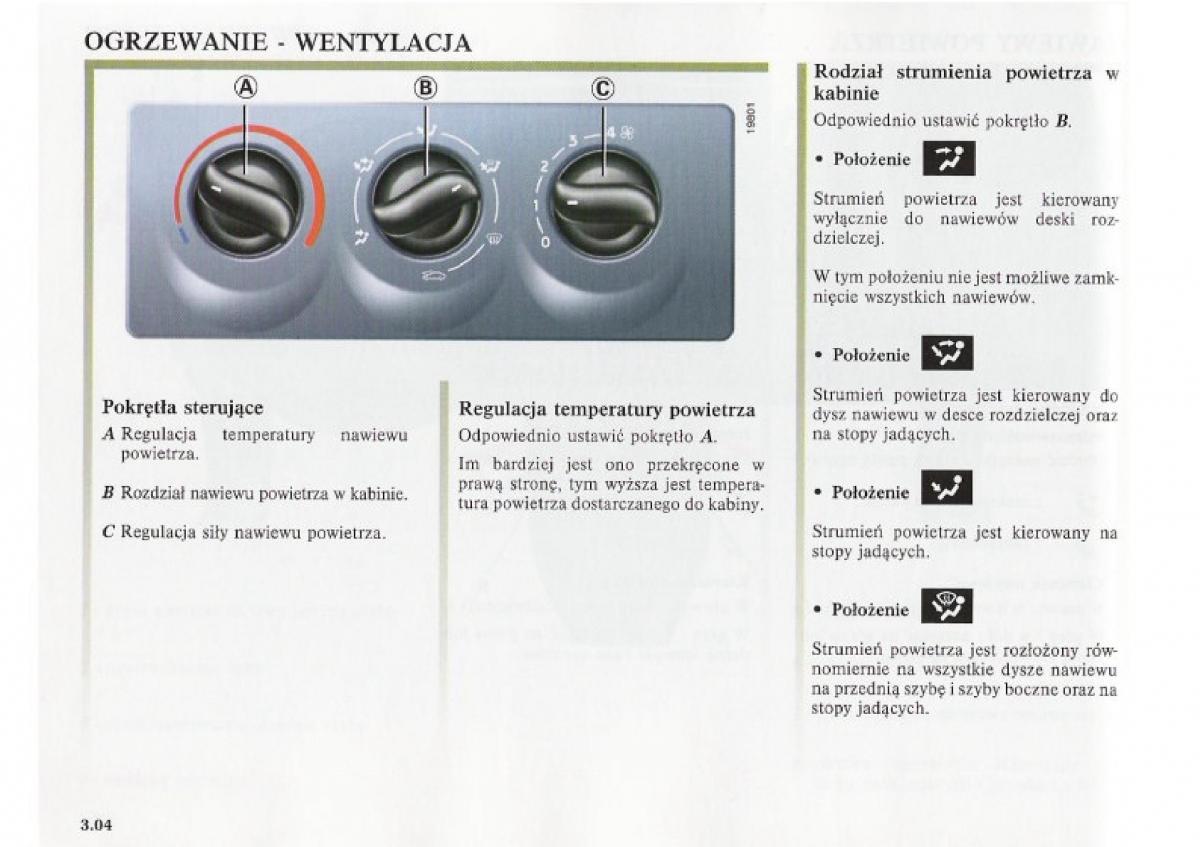 Renault Clio II PHII instrukcja obslugi / page 104