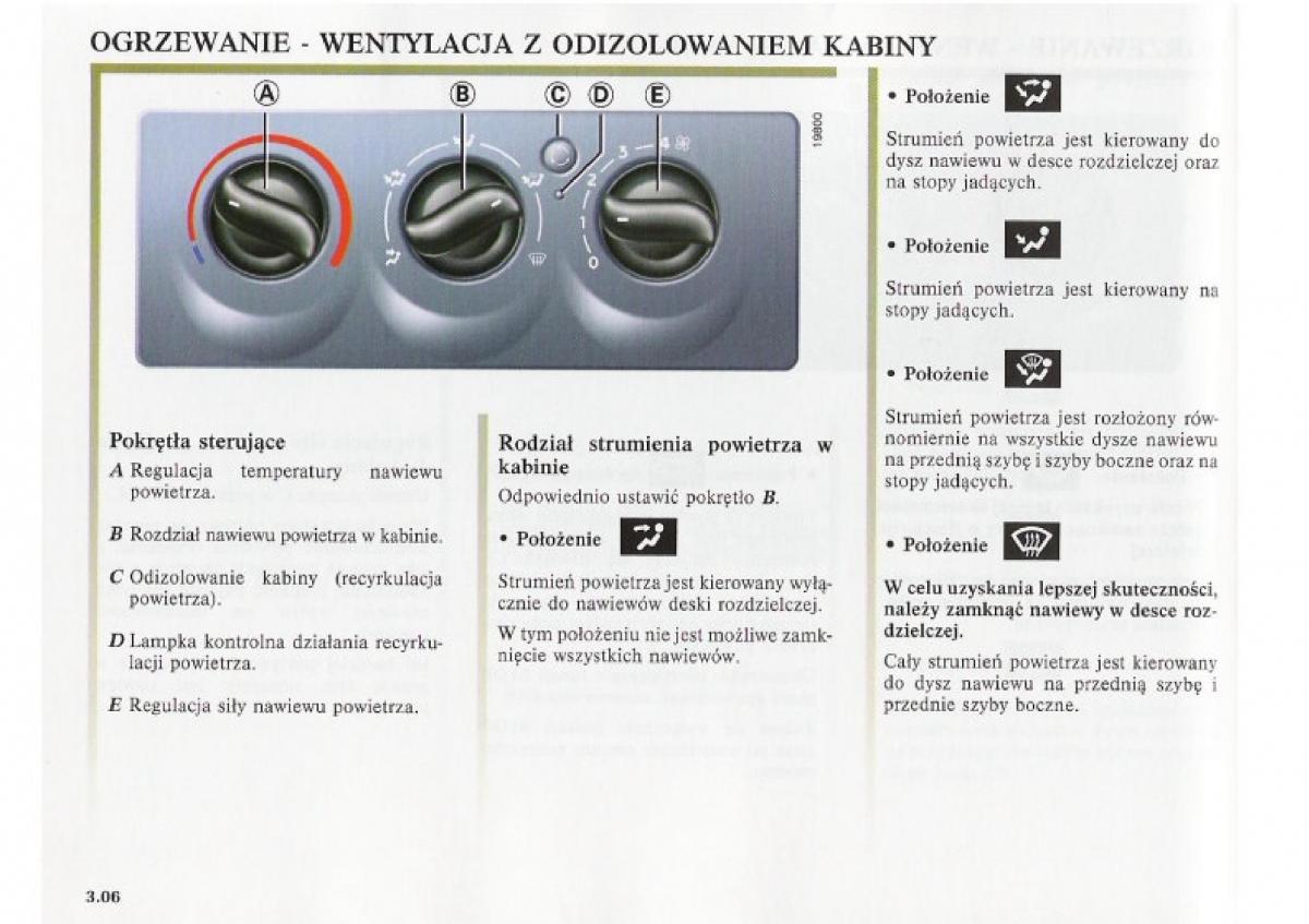 Renault Clio II PHII instrukcja obslugi / page 106