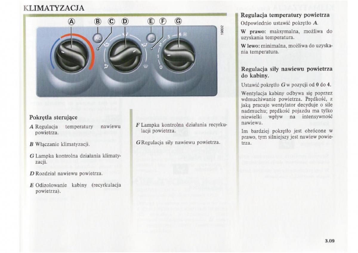 Renault Clio II PHII instrukcja obslugi / page 109