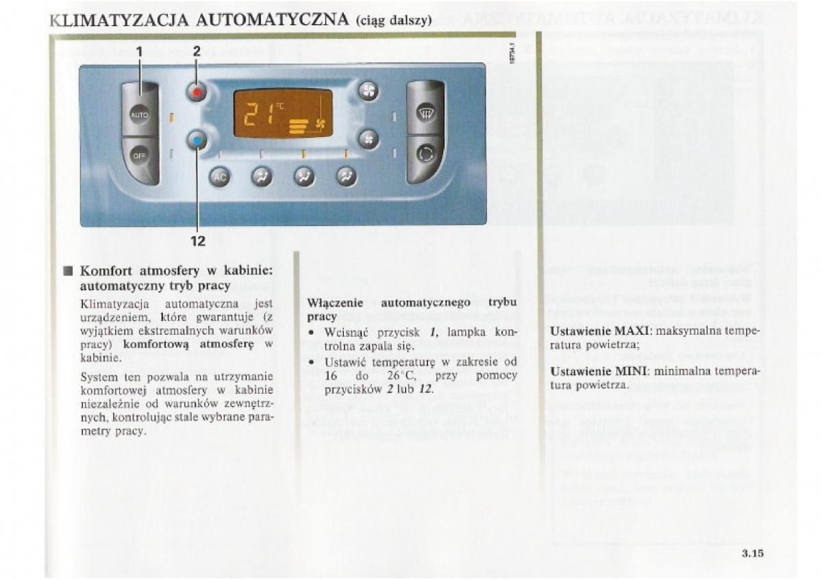 Renault Clio II PHII instrukcja obslugi / page 115