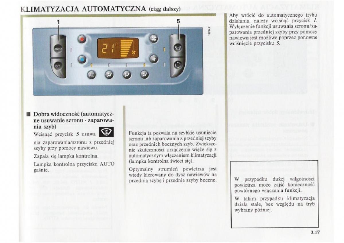 Renault Clio II PHII instrukcja obslugi / page 117