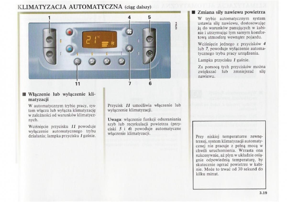 Renault Clio II PHII instrukcja obslugi / page 119