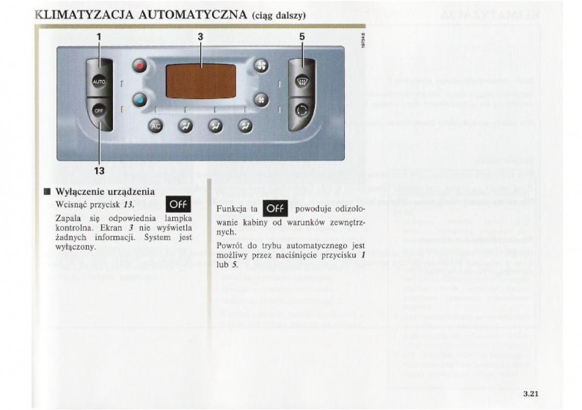 Renault Clio II PHII instrukcja obslugi / page 121