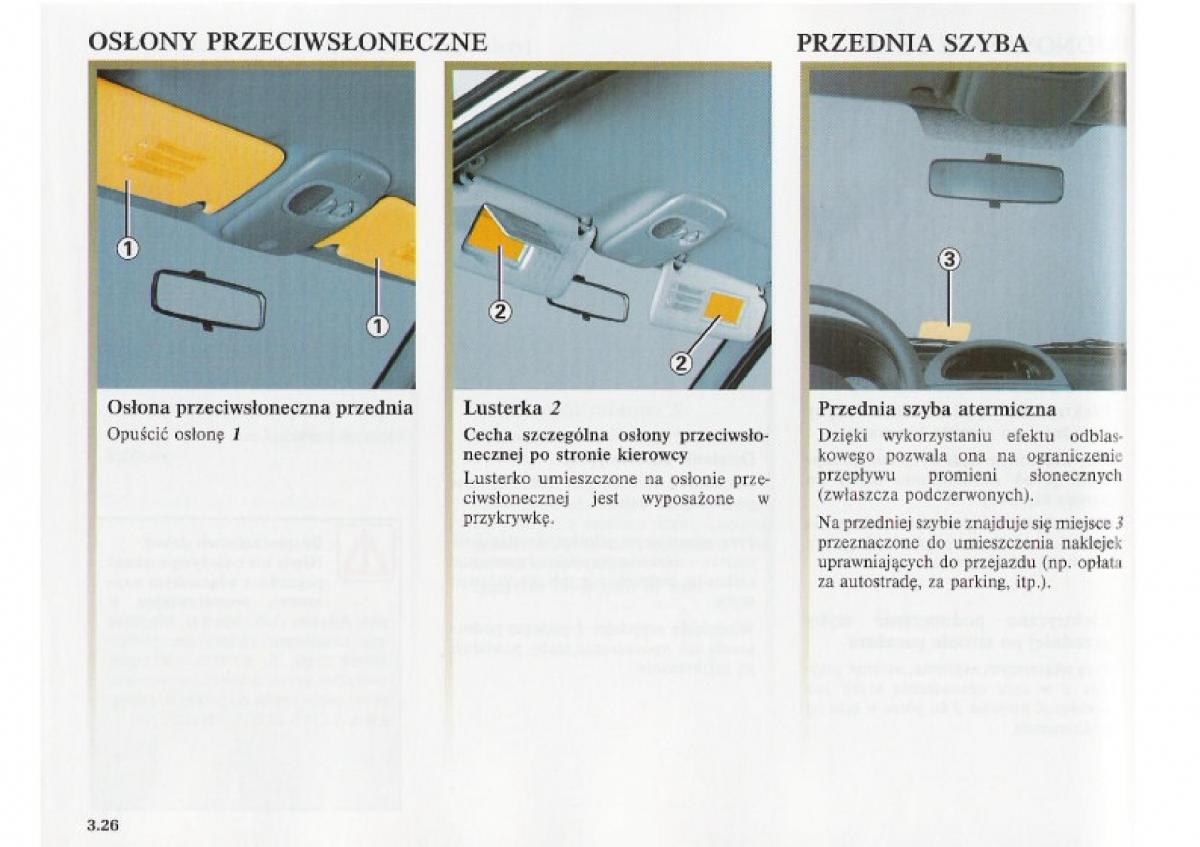 Renault Clio II PHII instrukcja obslugi / page 126