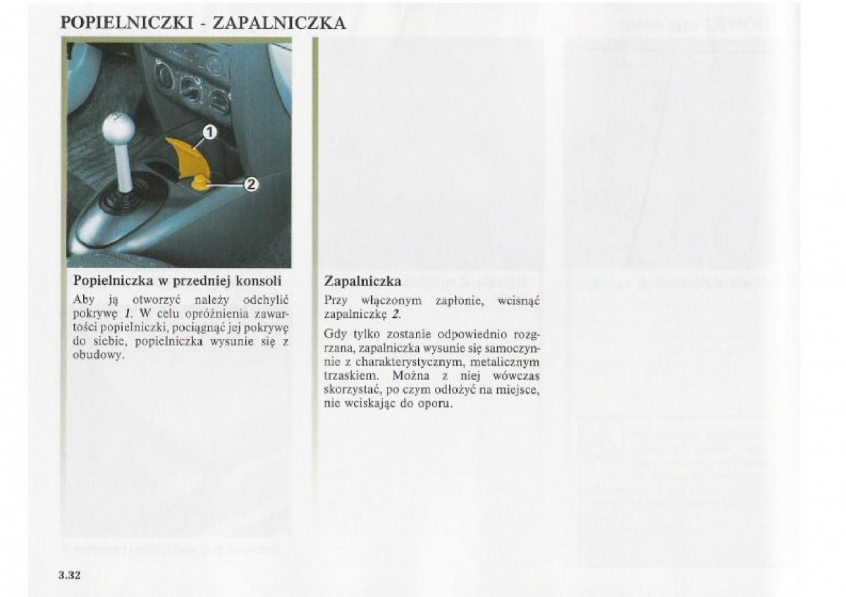 Renault Clio II PHII instrukcja obslugi / page 132