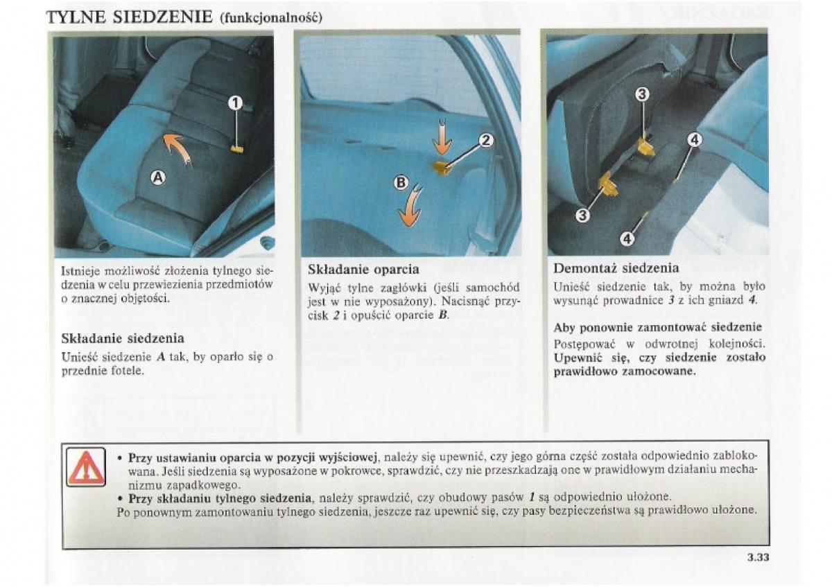 Renault Clio II PHII instrukcja obslugi / page 133