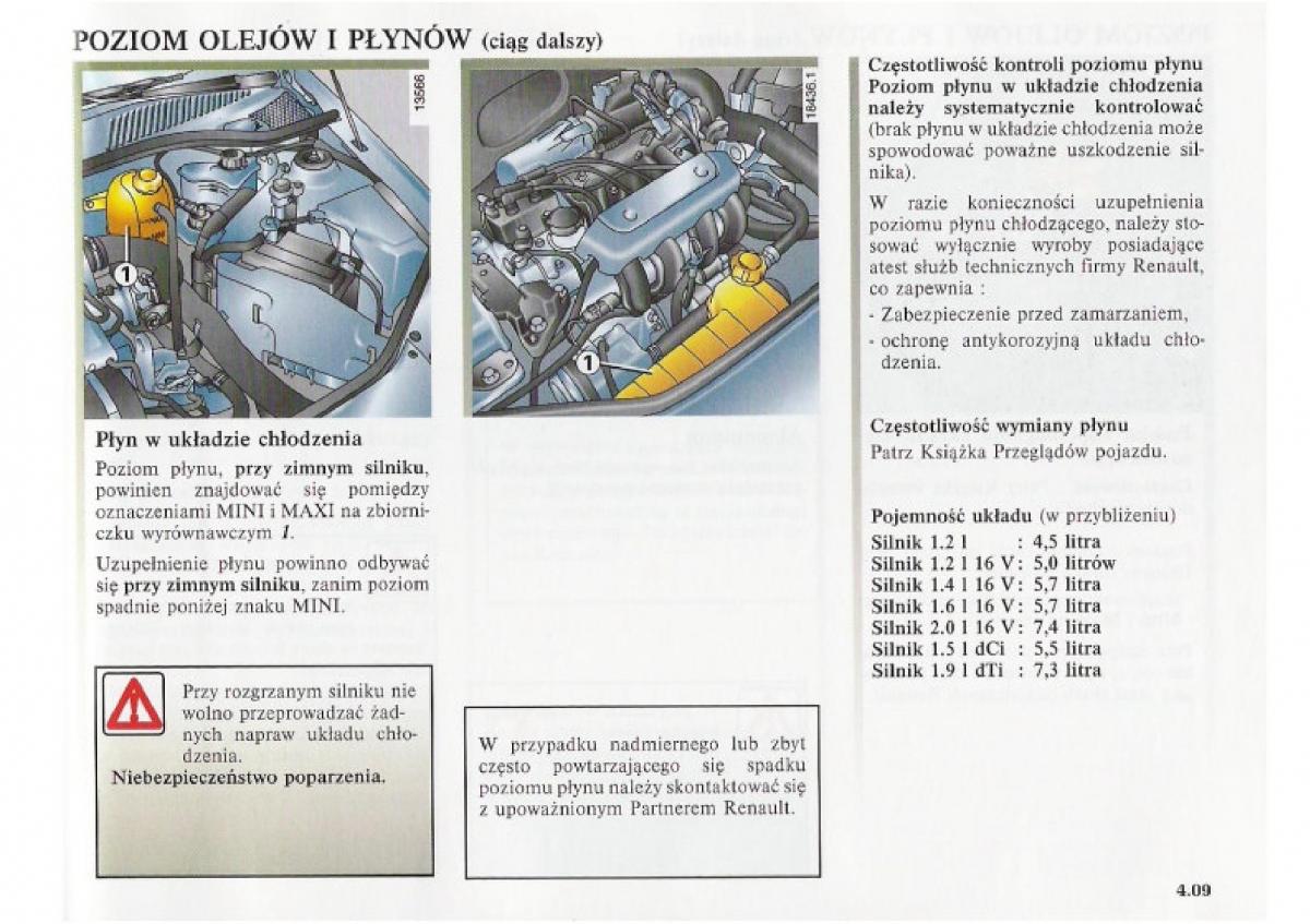 Renault Clio II PHII instrukcja obslugi / page 147