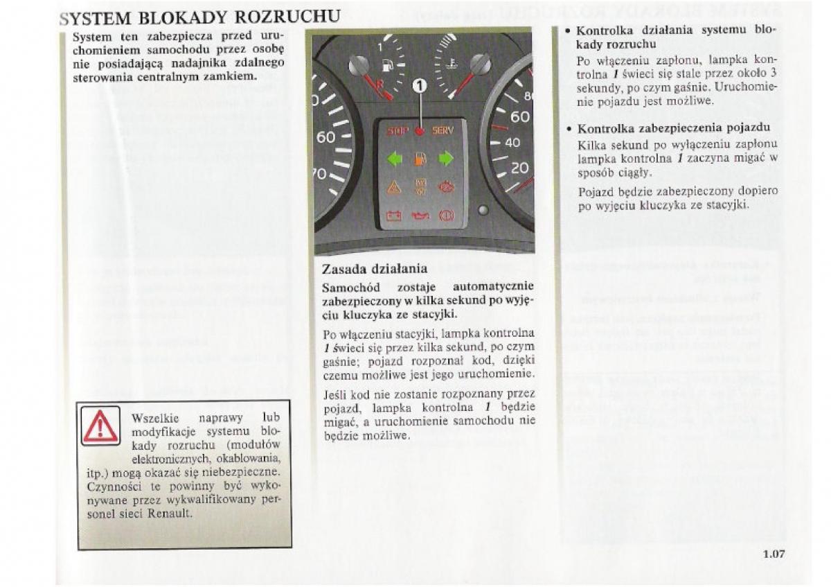 Renault Clio II PHII instrukcja obslugi / page 15