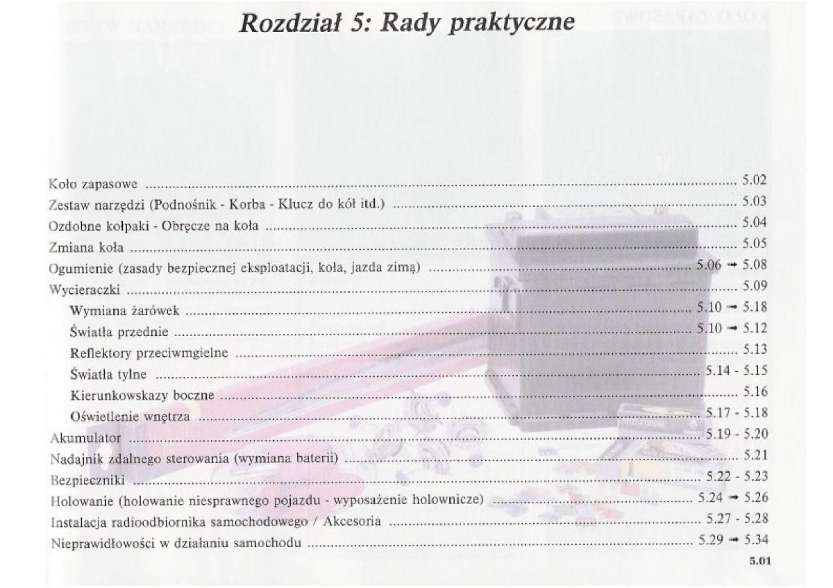 Renault Clio II PHII instrukcja obslugi / page 153