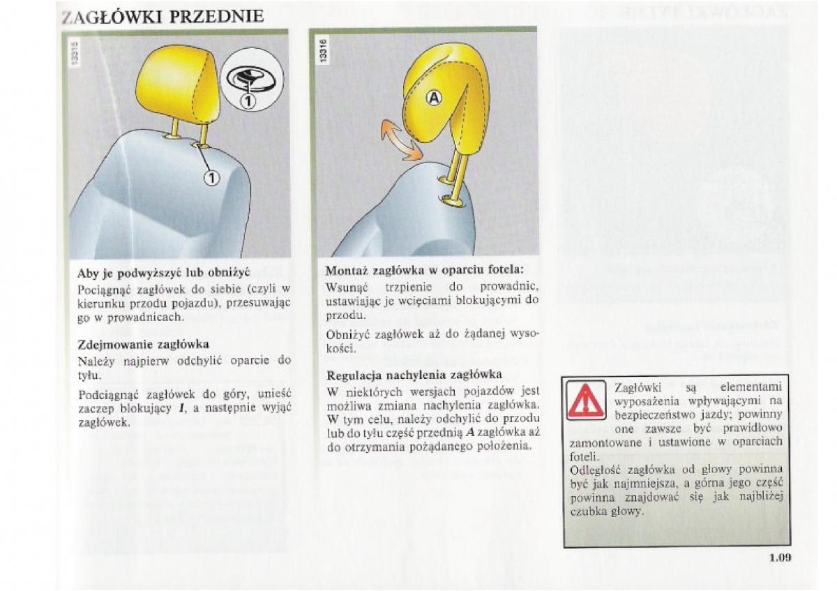 Renault Clio II PHII instrukcja obslugi / page 17