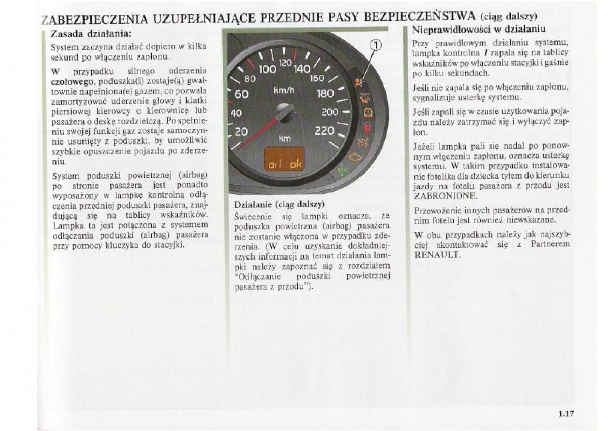 Renault Clio II PHII instrukcja obslugi / page 25