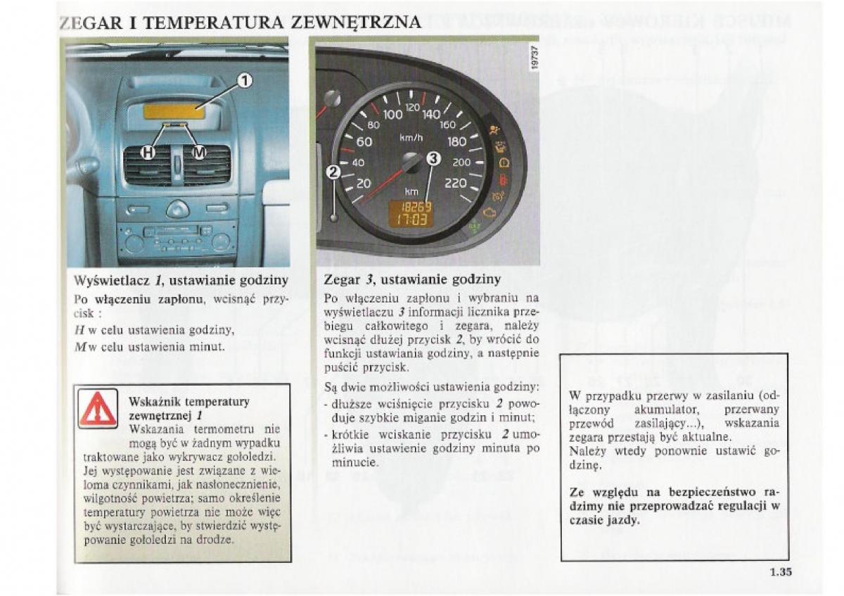 Renault Clio II PHII instrukcja obslugi / page 43