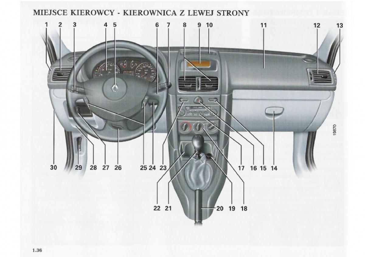 Renault Clio II PHII instrukcja obslugi / page 44