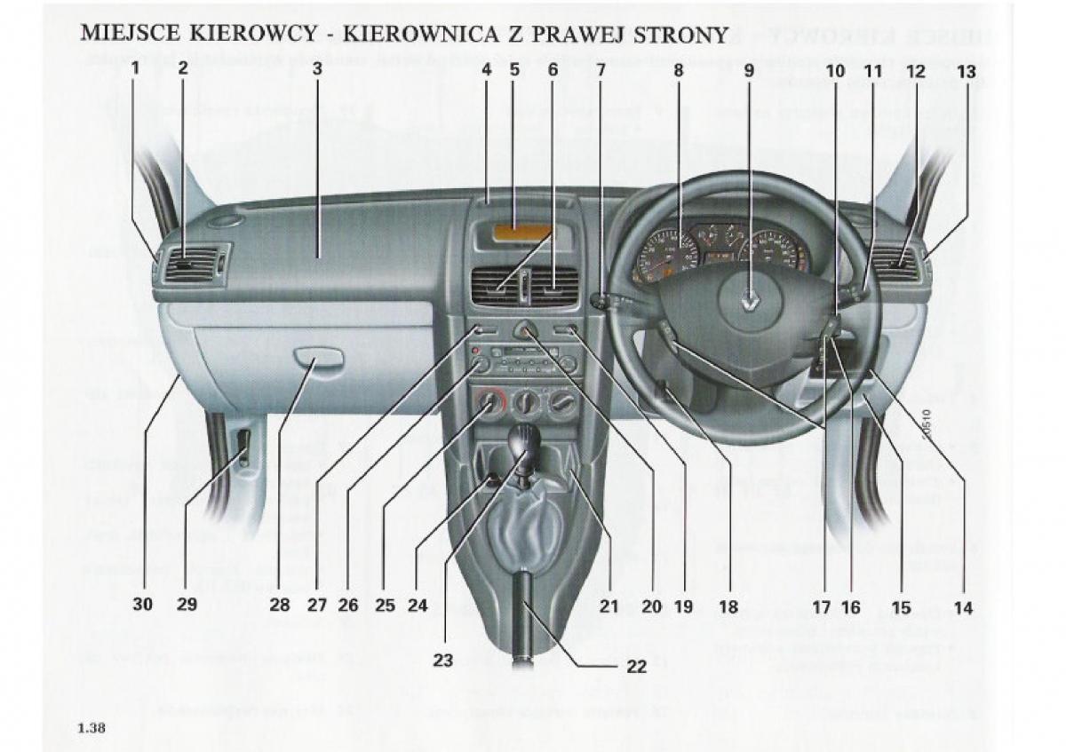 Renault Clio II PHII instrukcja obslugi / page 46