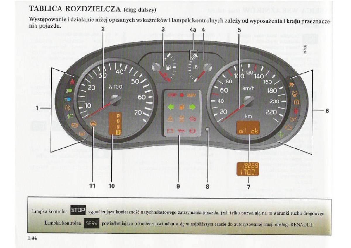 Renault Clio II PHII instrukcja obslugi / page 52