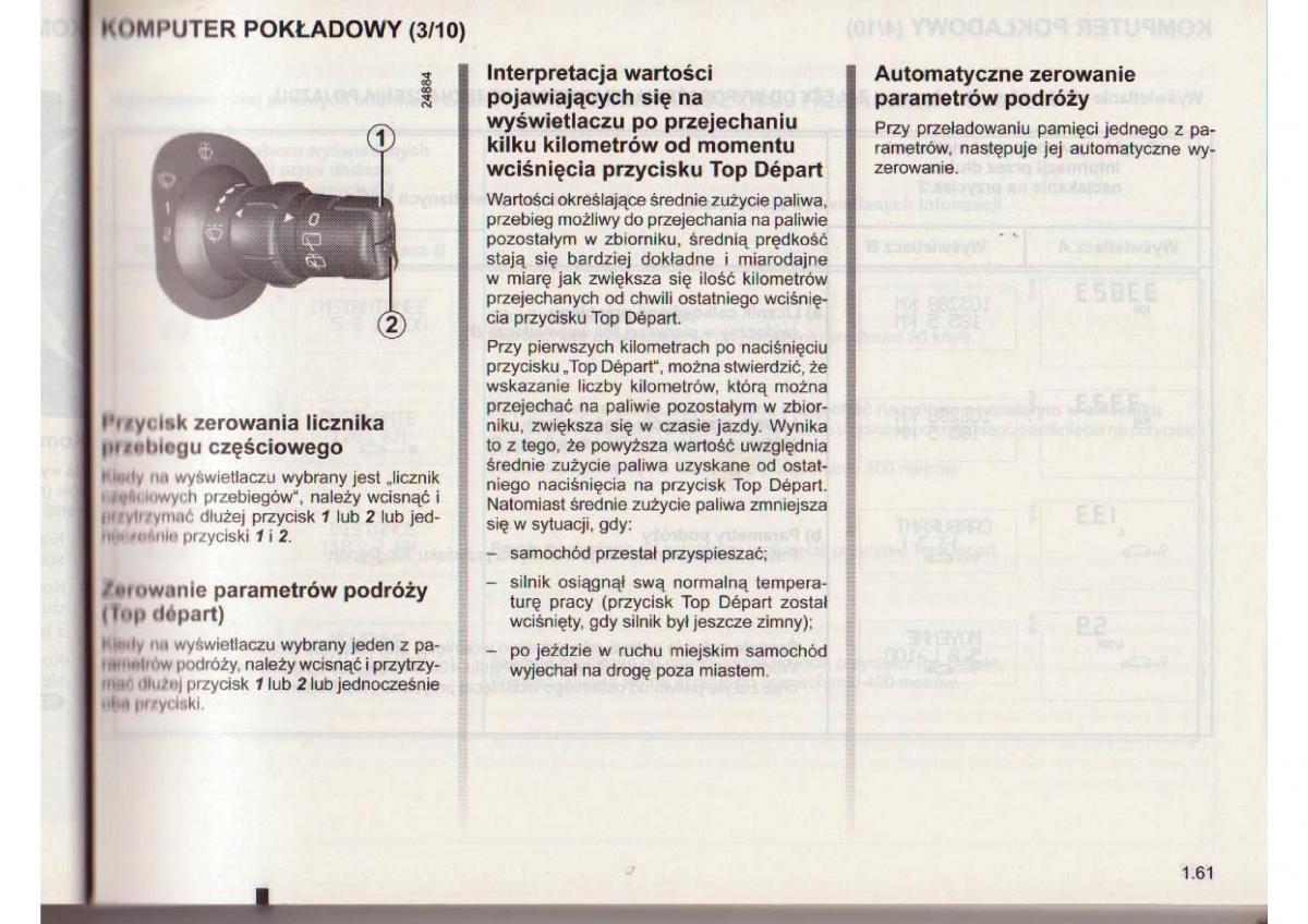 Renault Clio III PHI instrukcja obslugi / page 62