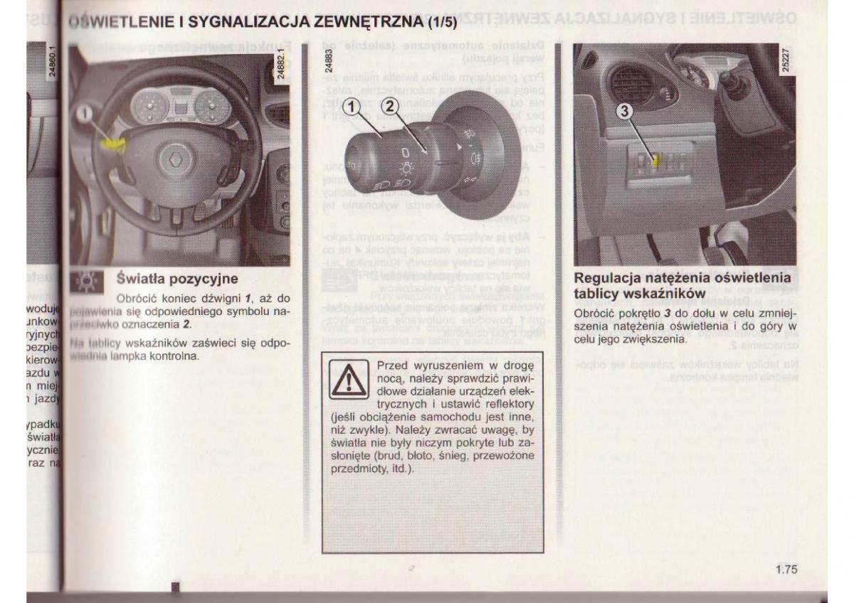 Renault Clio III PHI instrukcja obslugi / page 76