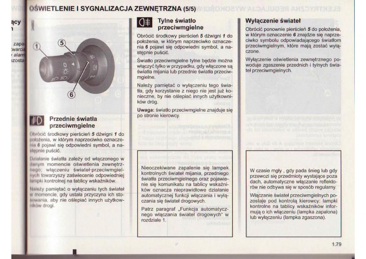 Renault Clio III PHI instrukcja obslugi / page 79