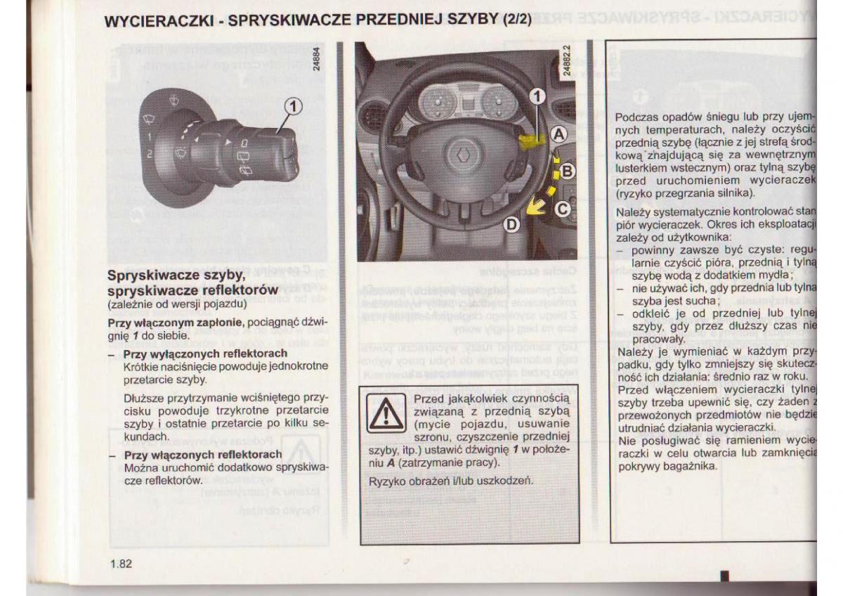 Renault Clio III PHI instrukcja obslugi / page 82