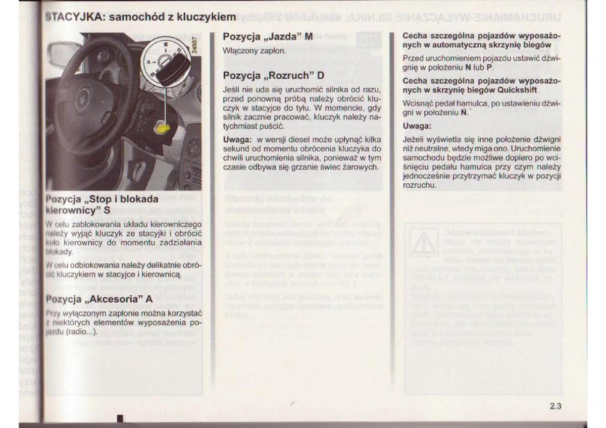 Renault Clio III PHI instrukcja obslugi / page 88