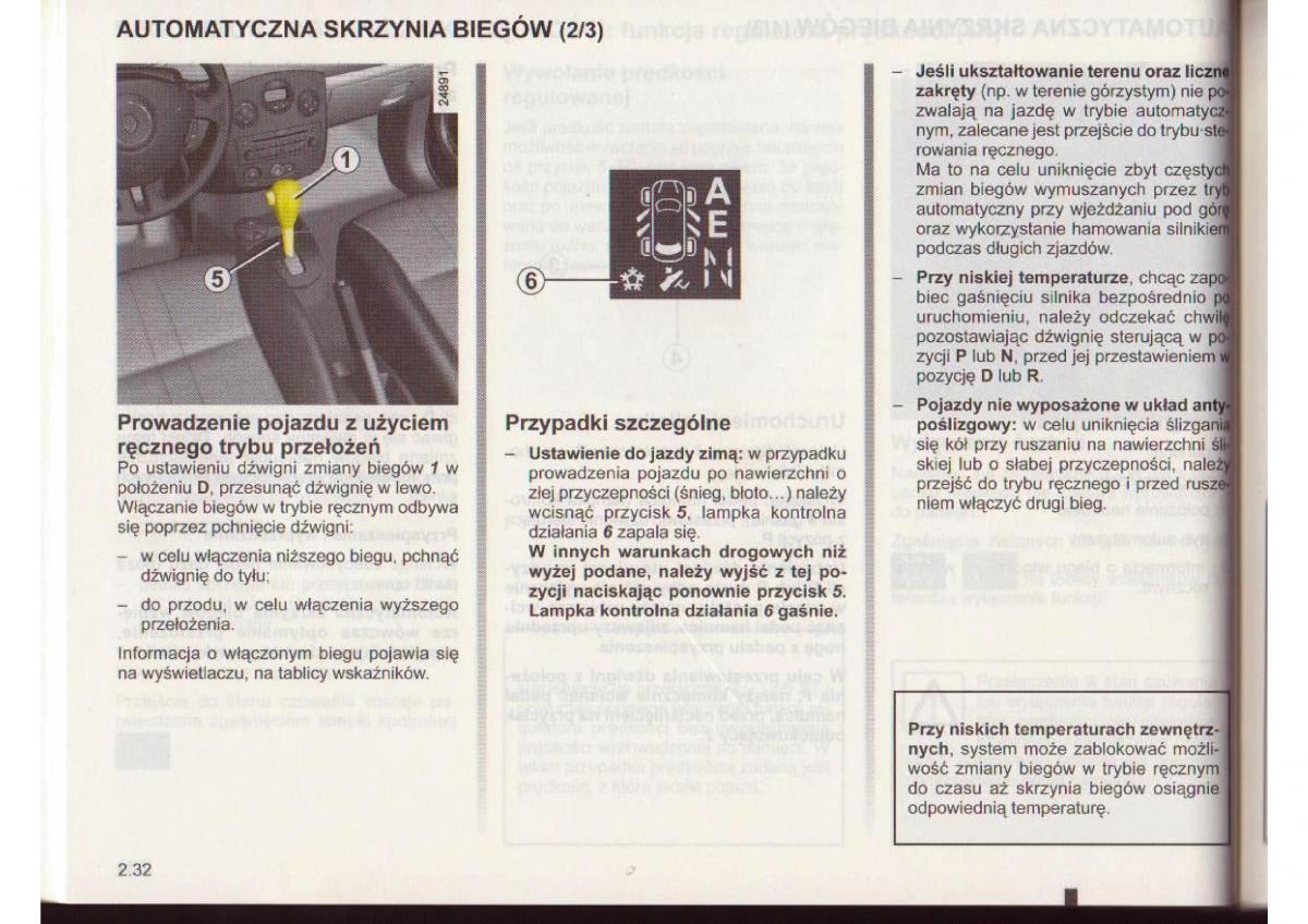 Renault Clio III PHI instrukcja obslugi / page 117