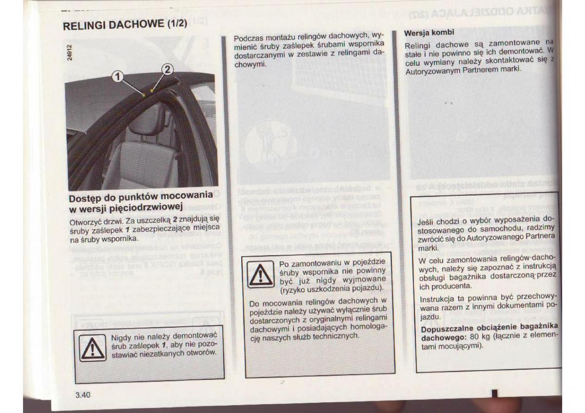 Renault Clio III PHI instrukcja obslugi / page 165