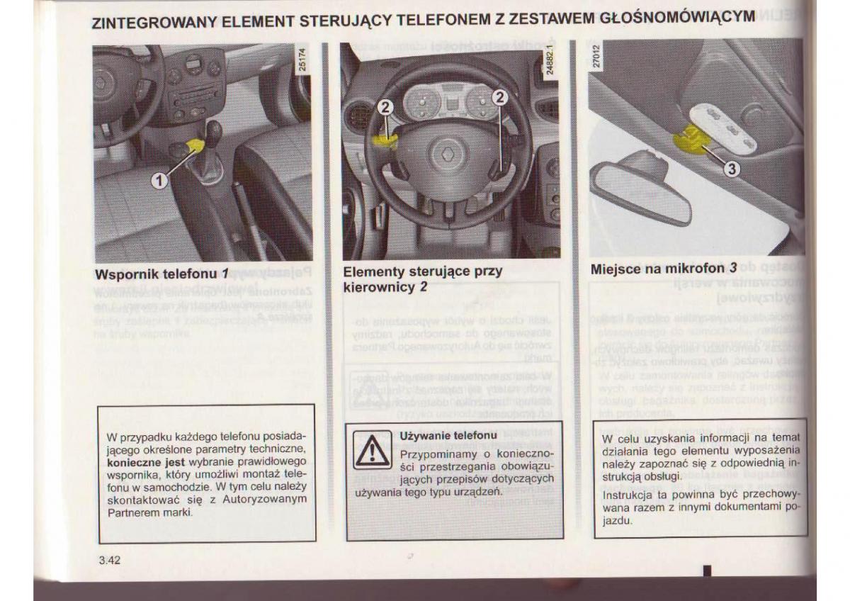 Renault Clio III PHI instrukcja obslugi / page 167