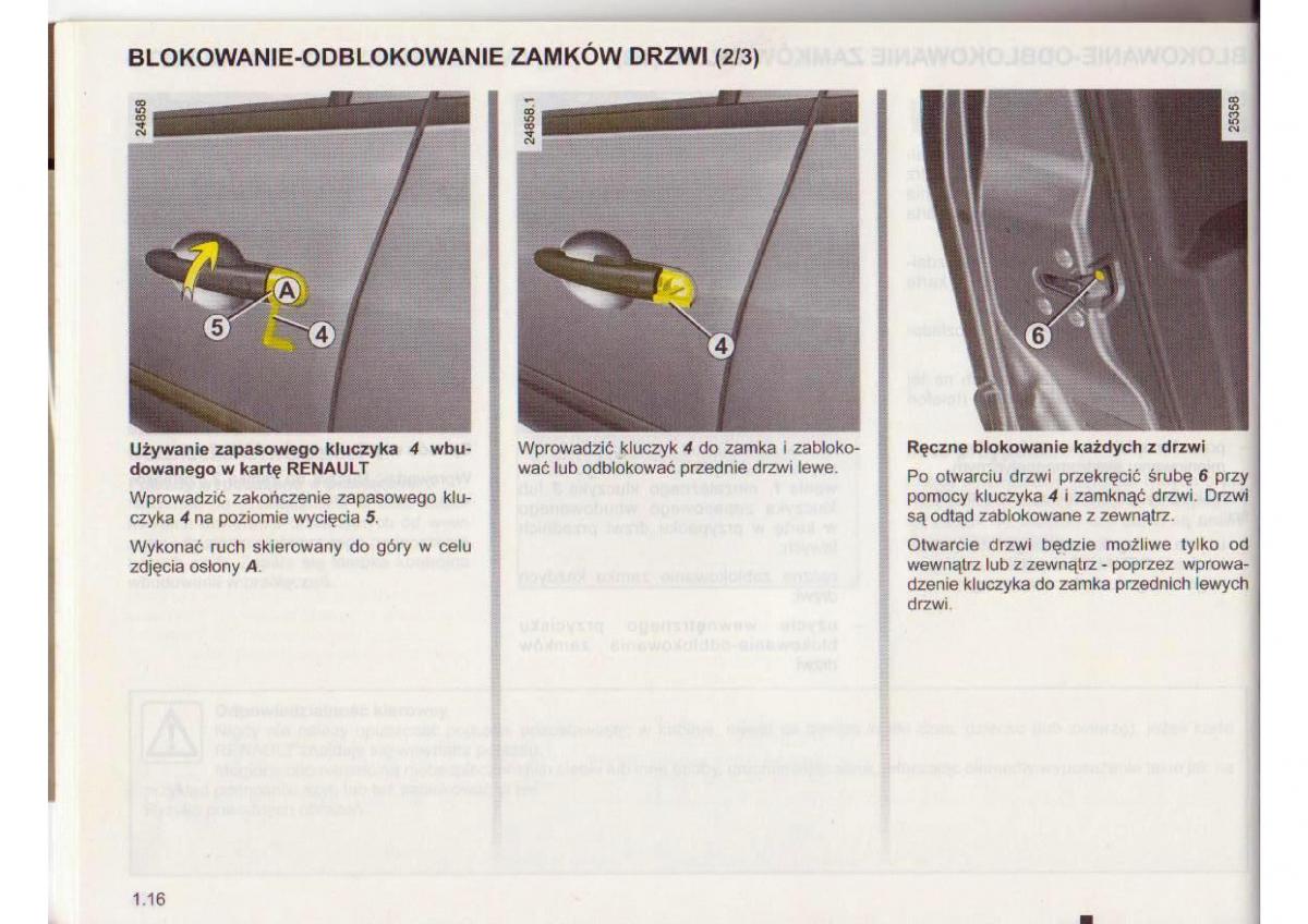 Renault Clio III PHI instrukcja obslugi / page 17