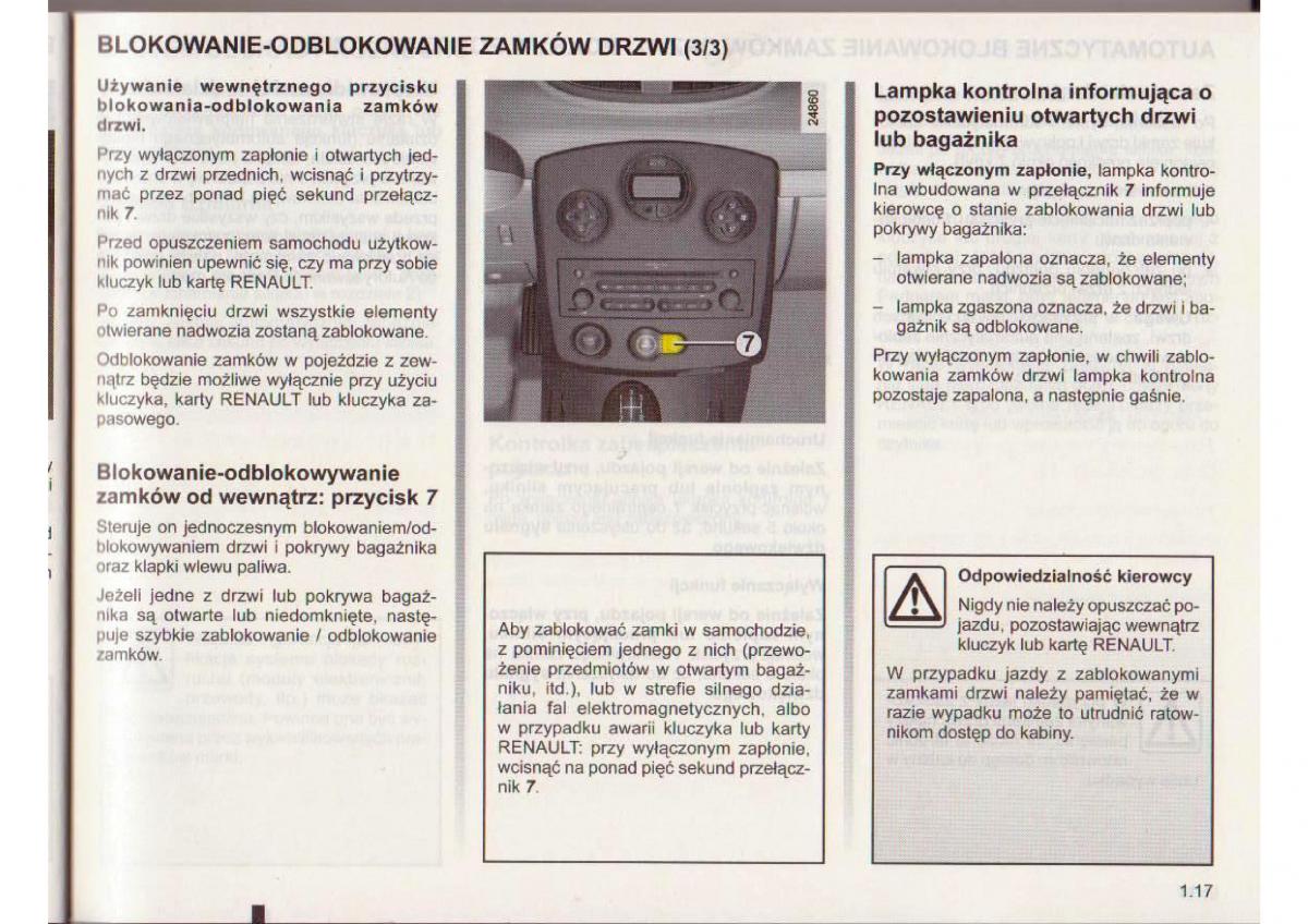 Renault Clio III PHI instrukcja obslugi / page 18