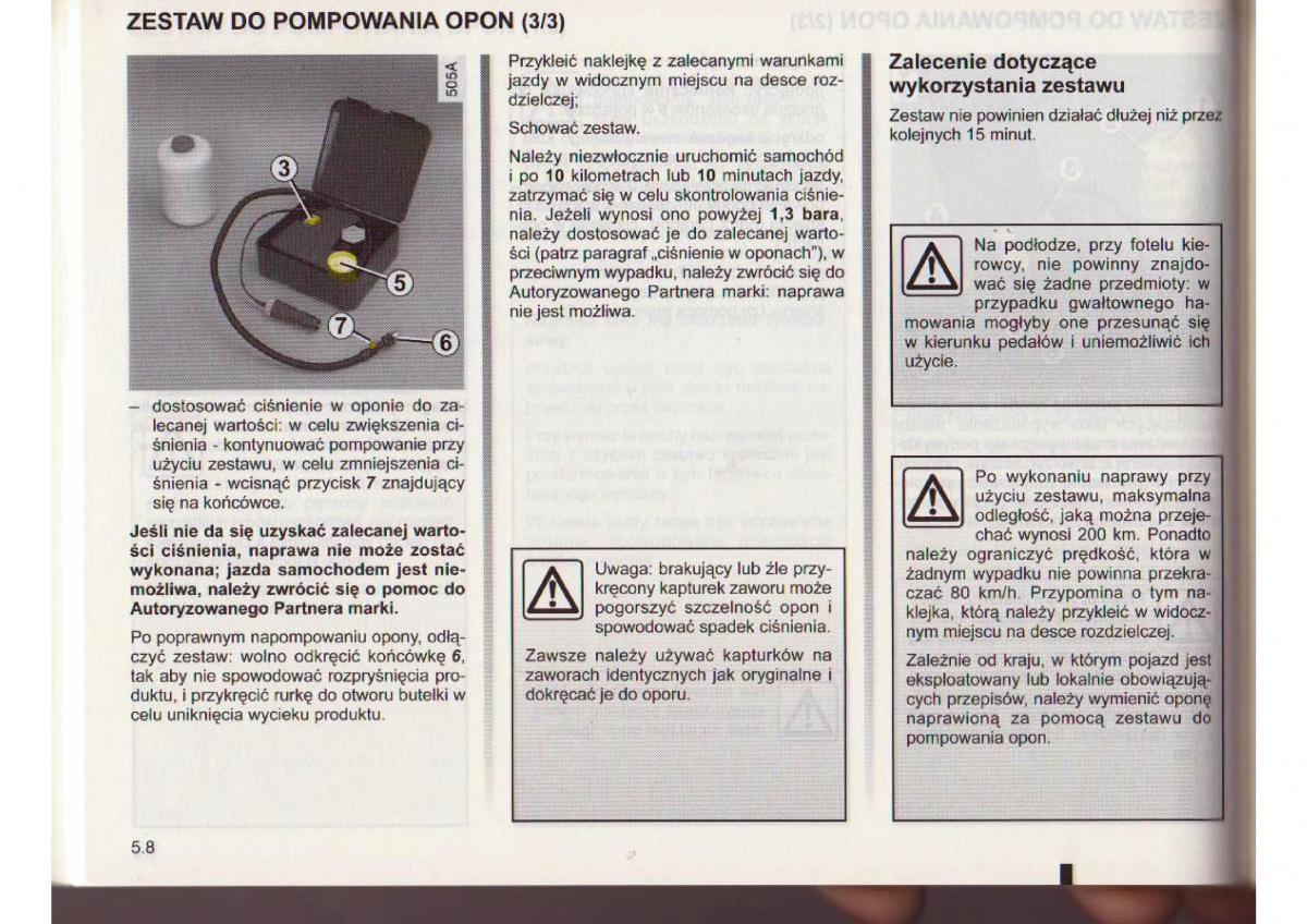 Renault Clio III PHI instrukcja obslugi / page 189