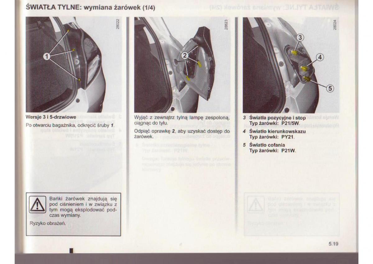 Renault Clio III PHI instrukcja obslugi / page 200