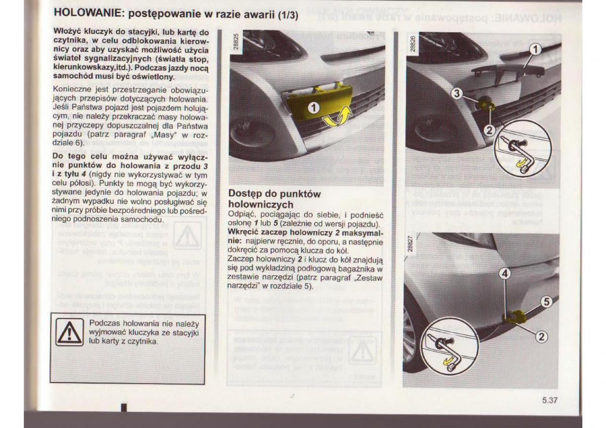 Renault Clio III PHI instrukcja obslugi / page 218