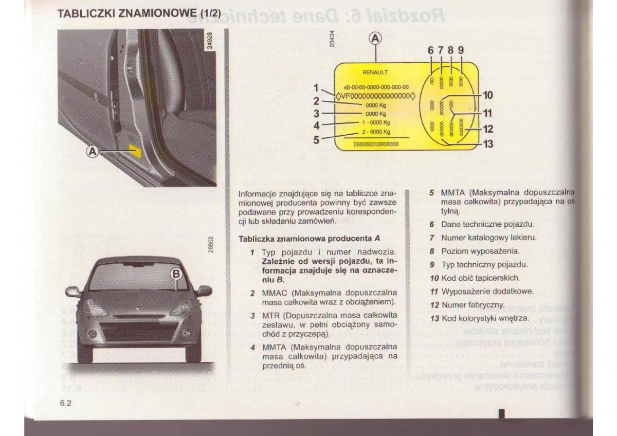 Renault Clio III PHI instrukcja obslugi / page 230