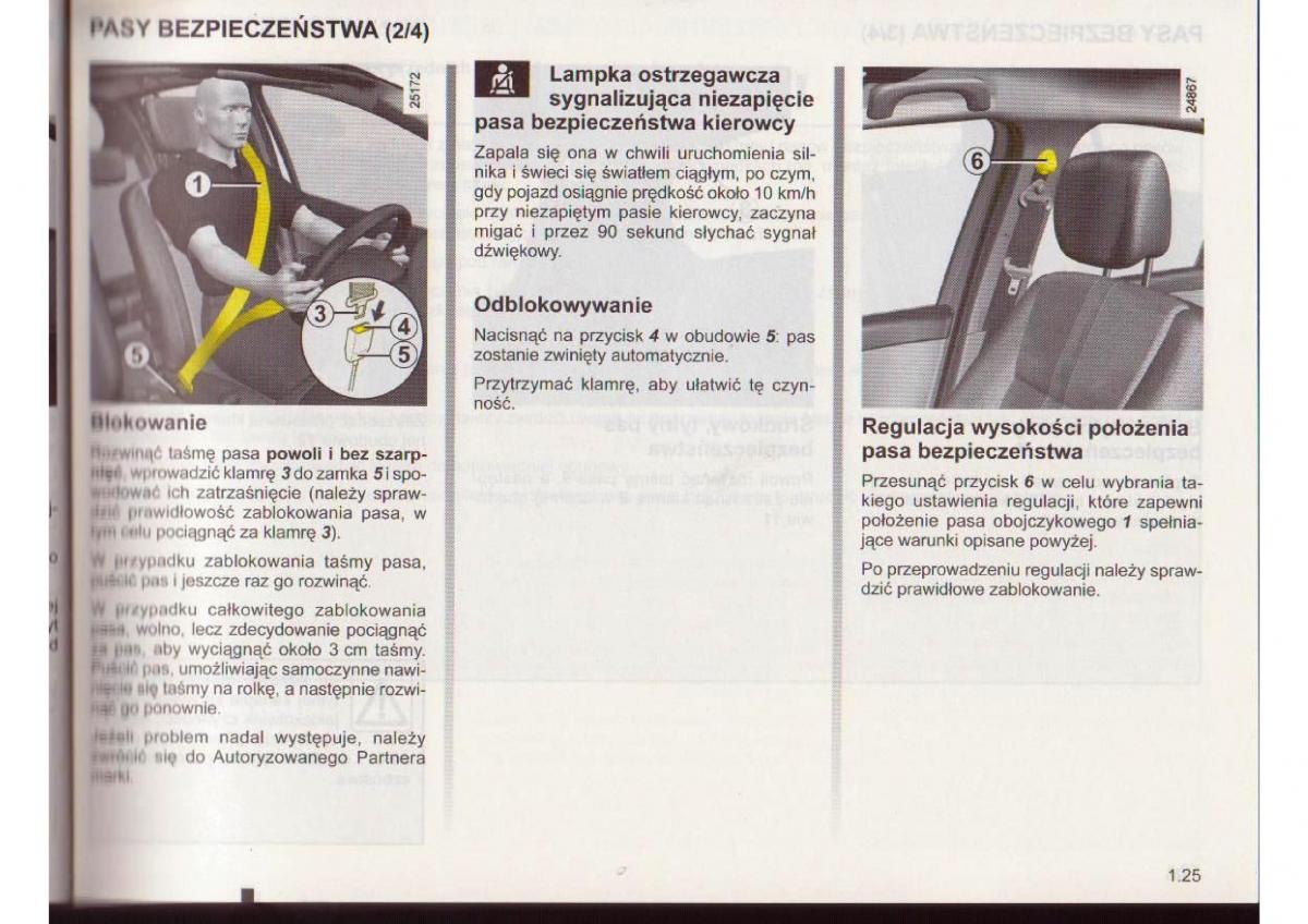 Renault Clio III PHI instrukcja obslugi / page 26