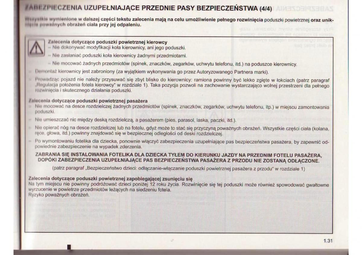 Renault Clio III PHI instrukcja obslugi / page 32