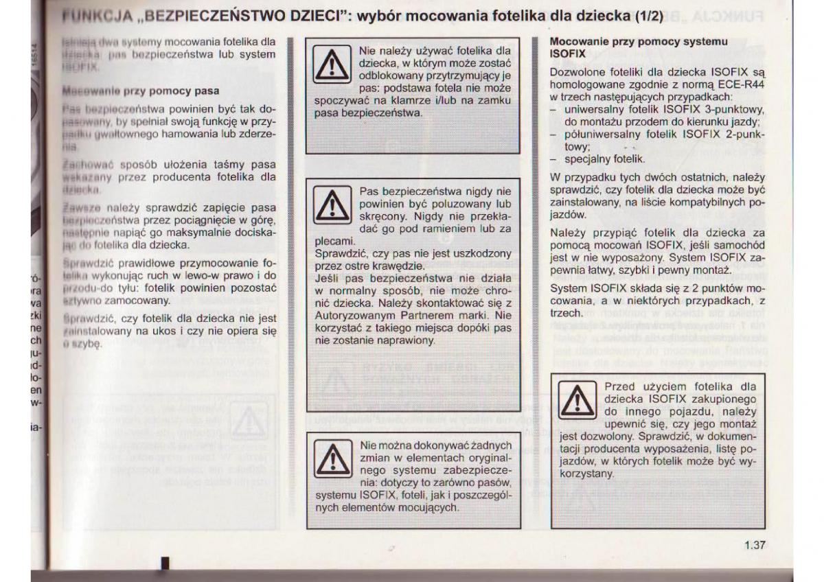 Renault Clio III PHI instrukcja obslugi / page 38