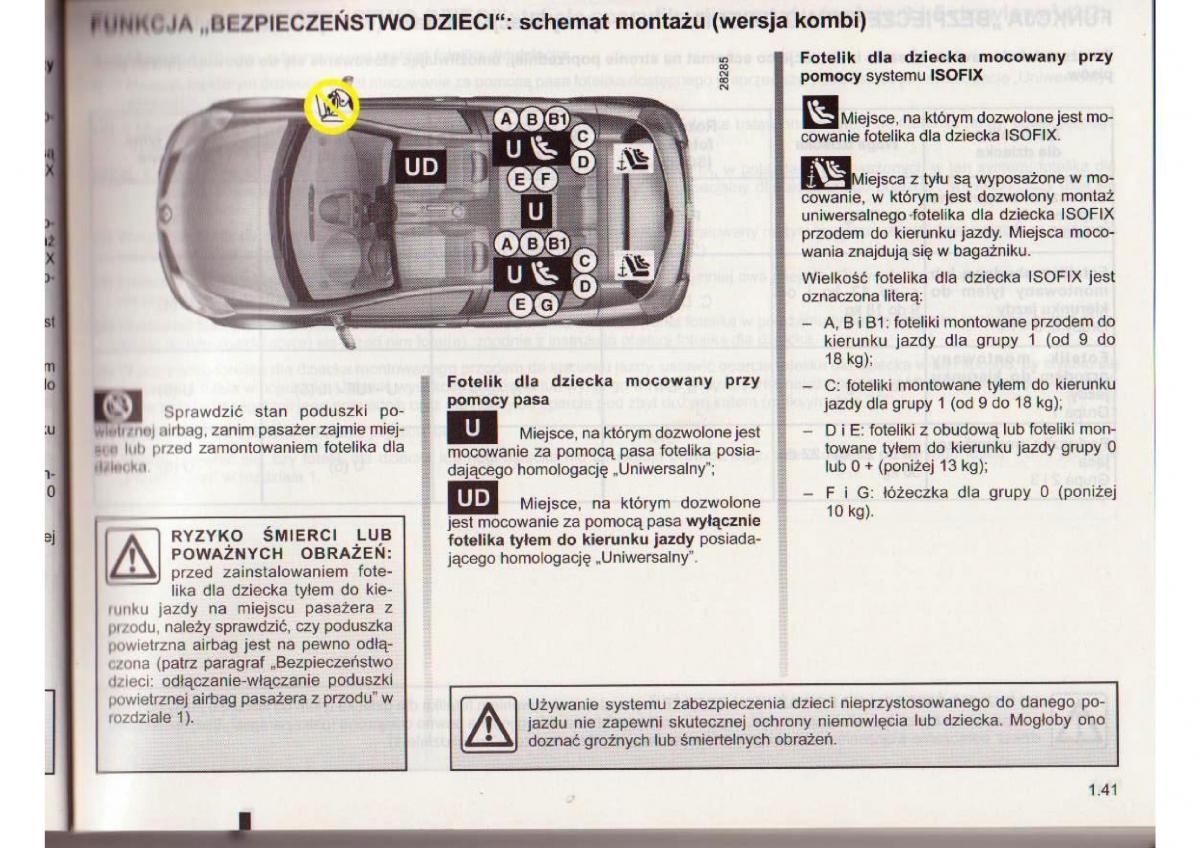 Renault Clio III PHI instrukcja obslugi / page 42