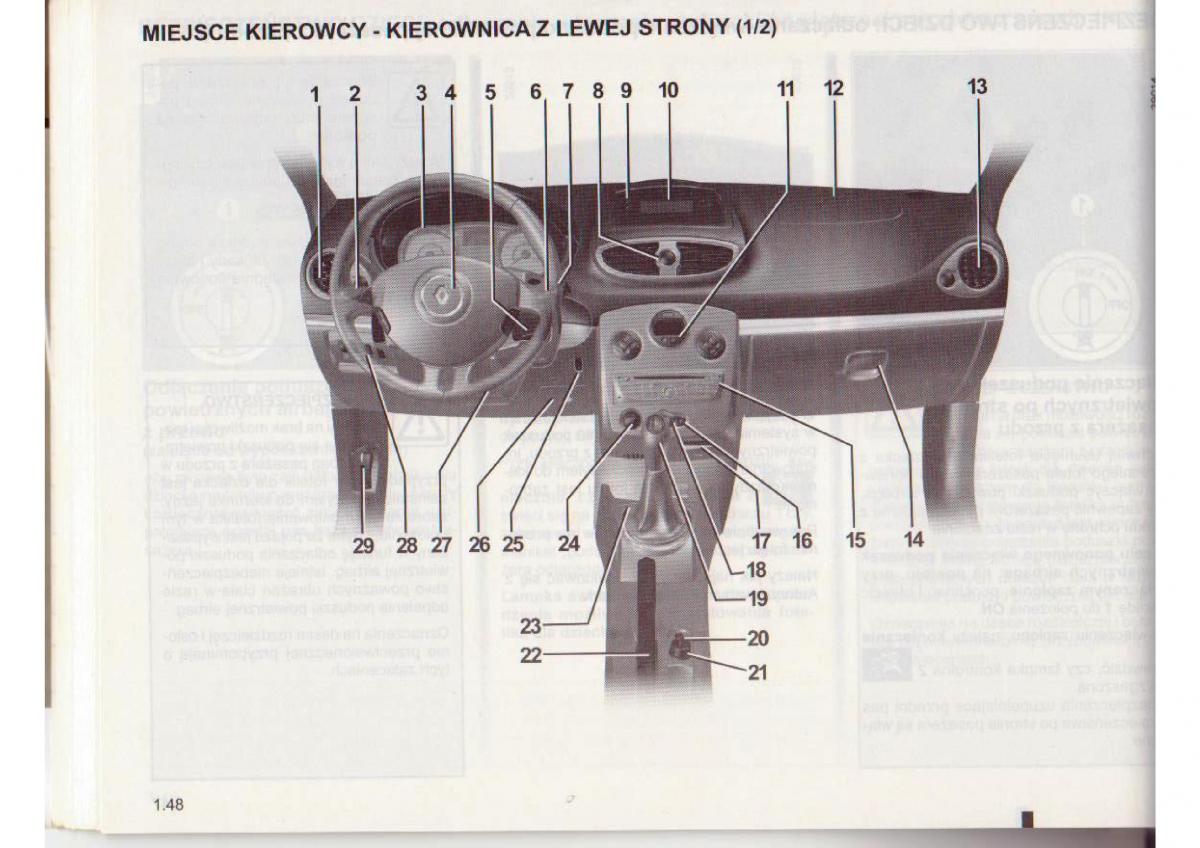 Renault Clio III PHI instrukcja obslugi / page 49