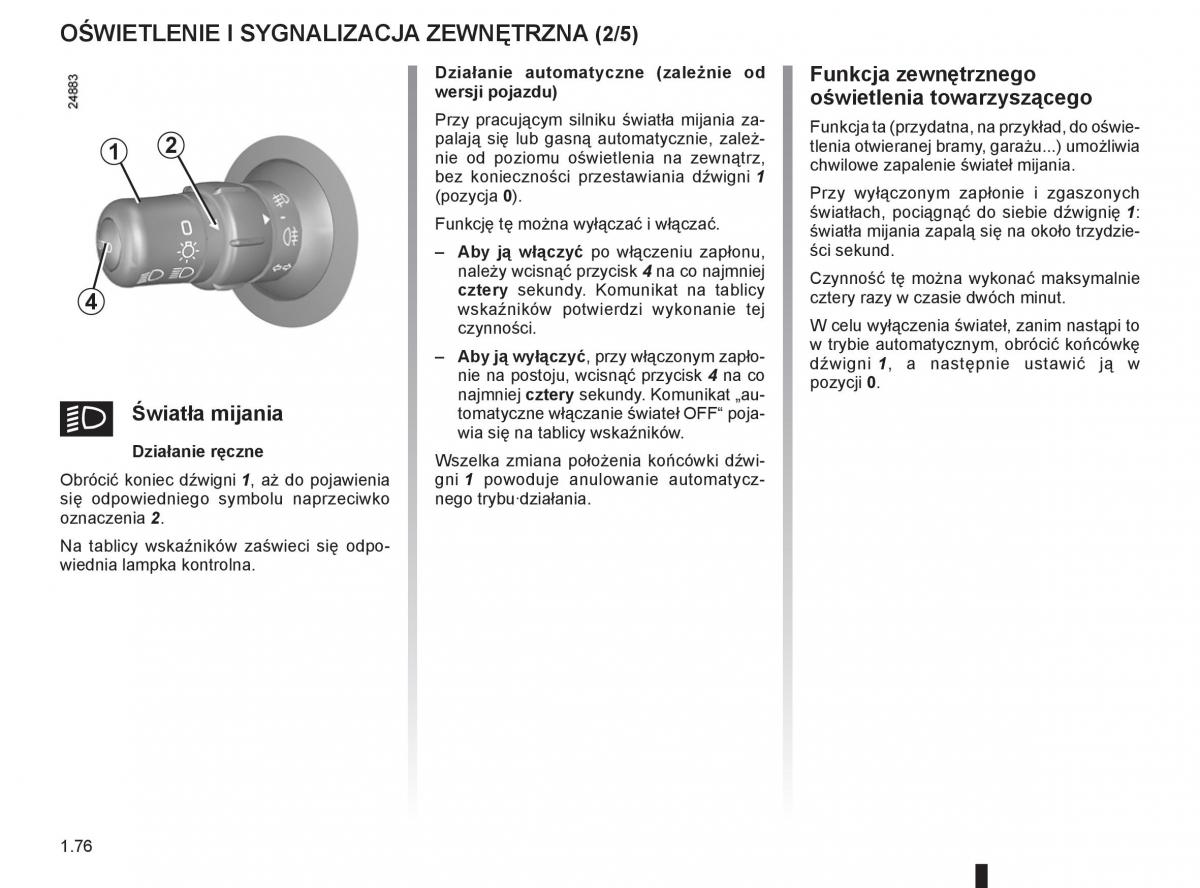 Renault Clio III PHII instrukcja obslugi / page 82