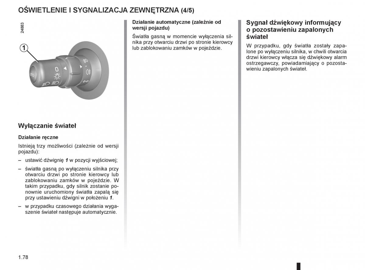 Renault Clio III PHII instrukcja obslugi / page 84