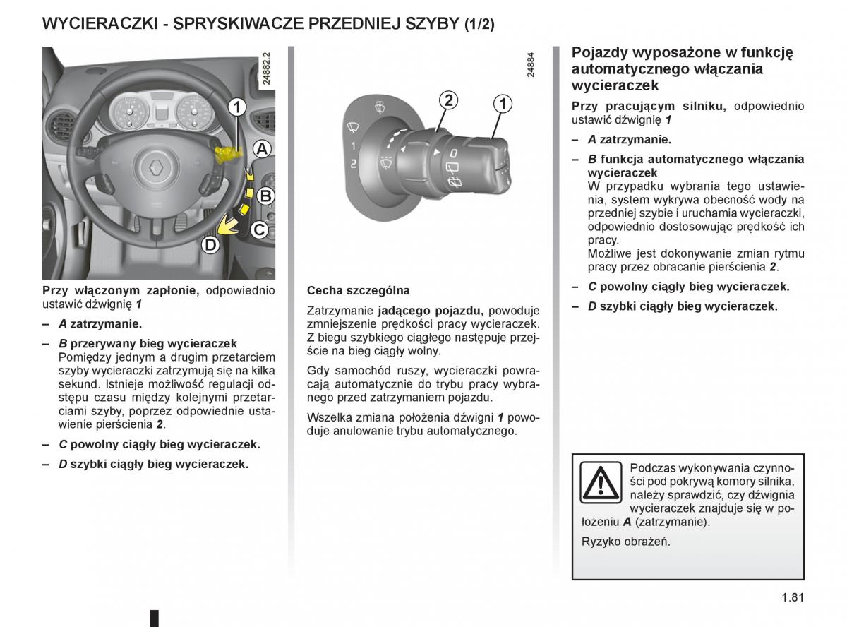 Renault Clio III PHII instrukcja obslugi / page 87