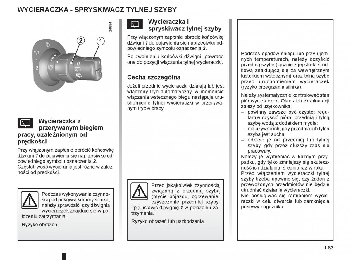 Renault Clio III PHII instrukcja obslugi / page 89