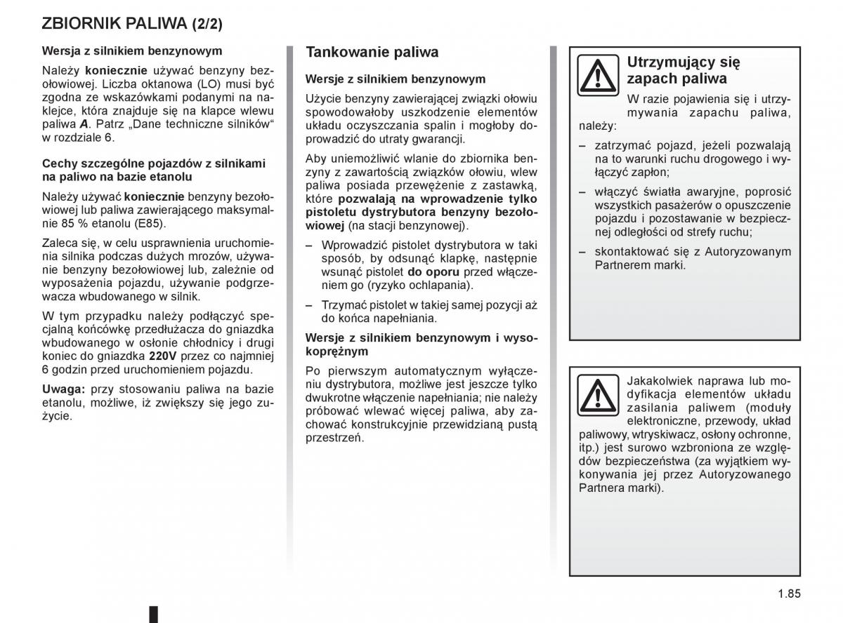 Renault Clio III PHII instrukcja obslugi / page 91