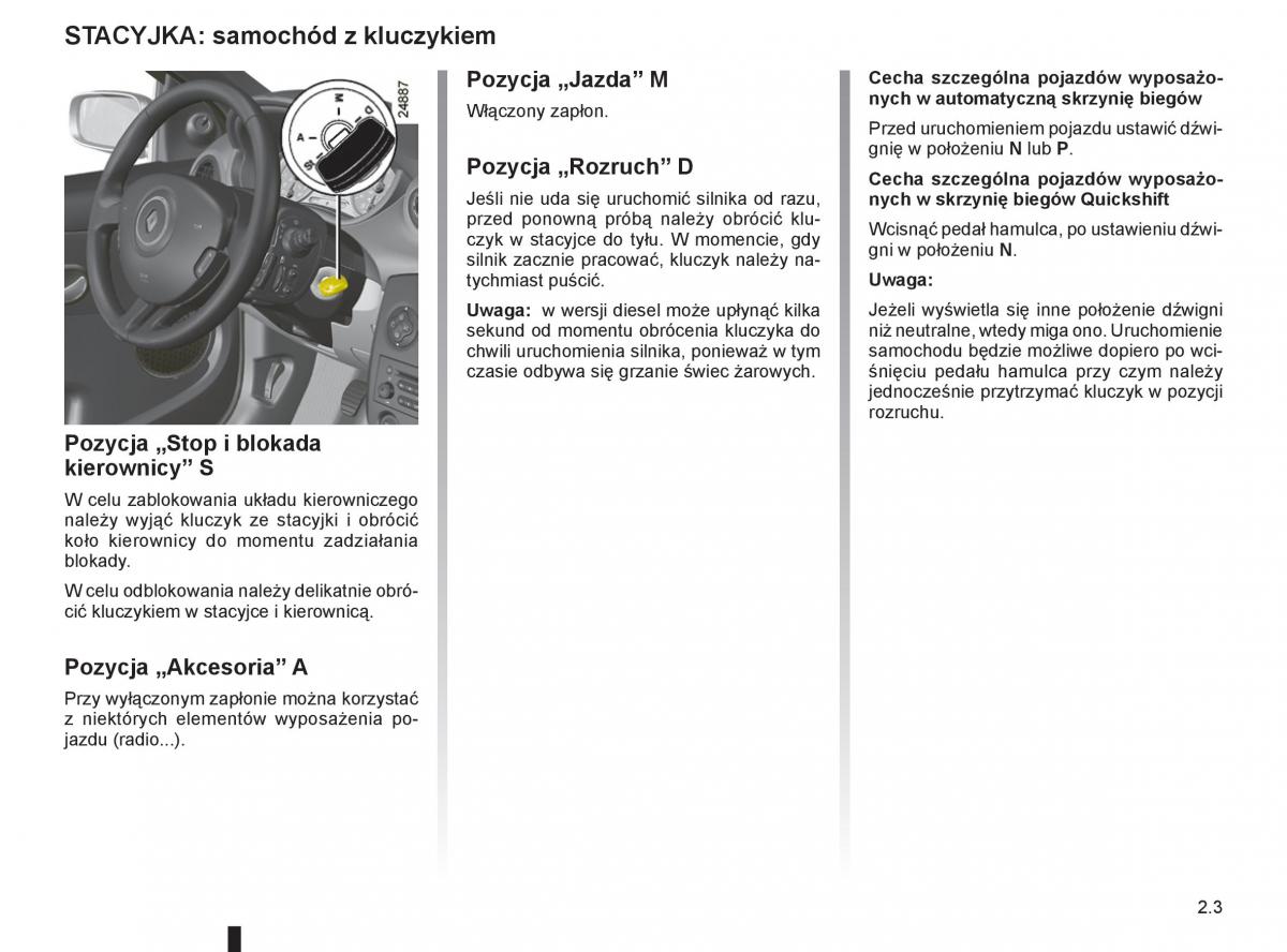 Renault Clio III PHII instrukcja obslugi / page 95