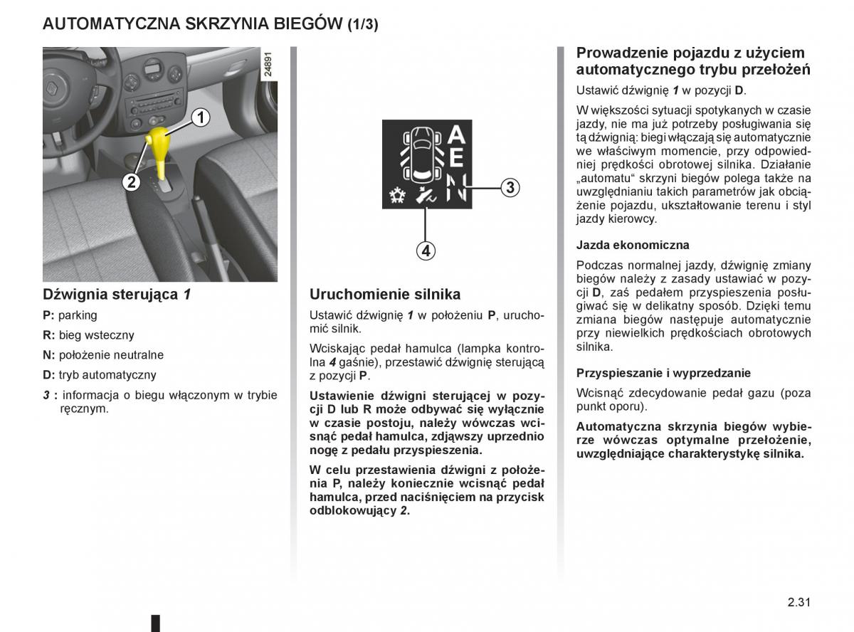 Renault Clio III PHII instrukcja obslugi / page 123