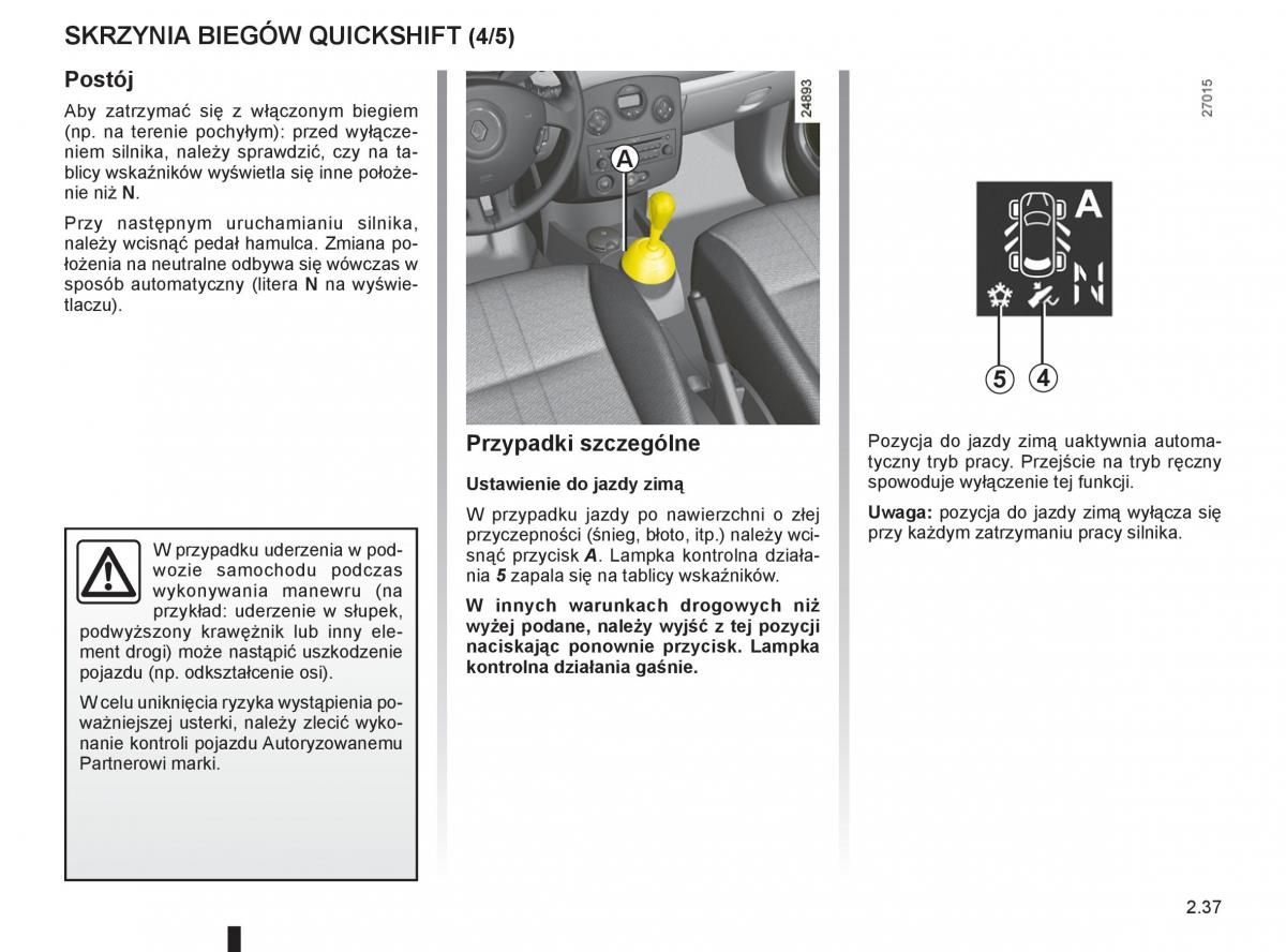 Renault Clio III PHII instrukcja obslugi / page 129