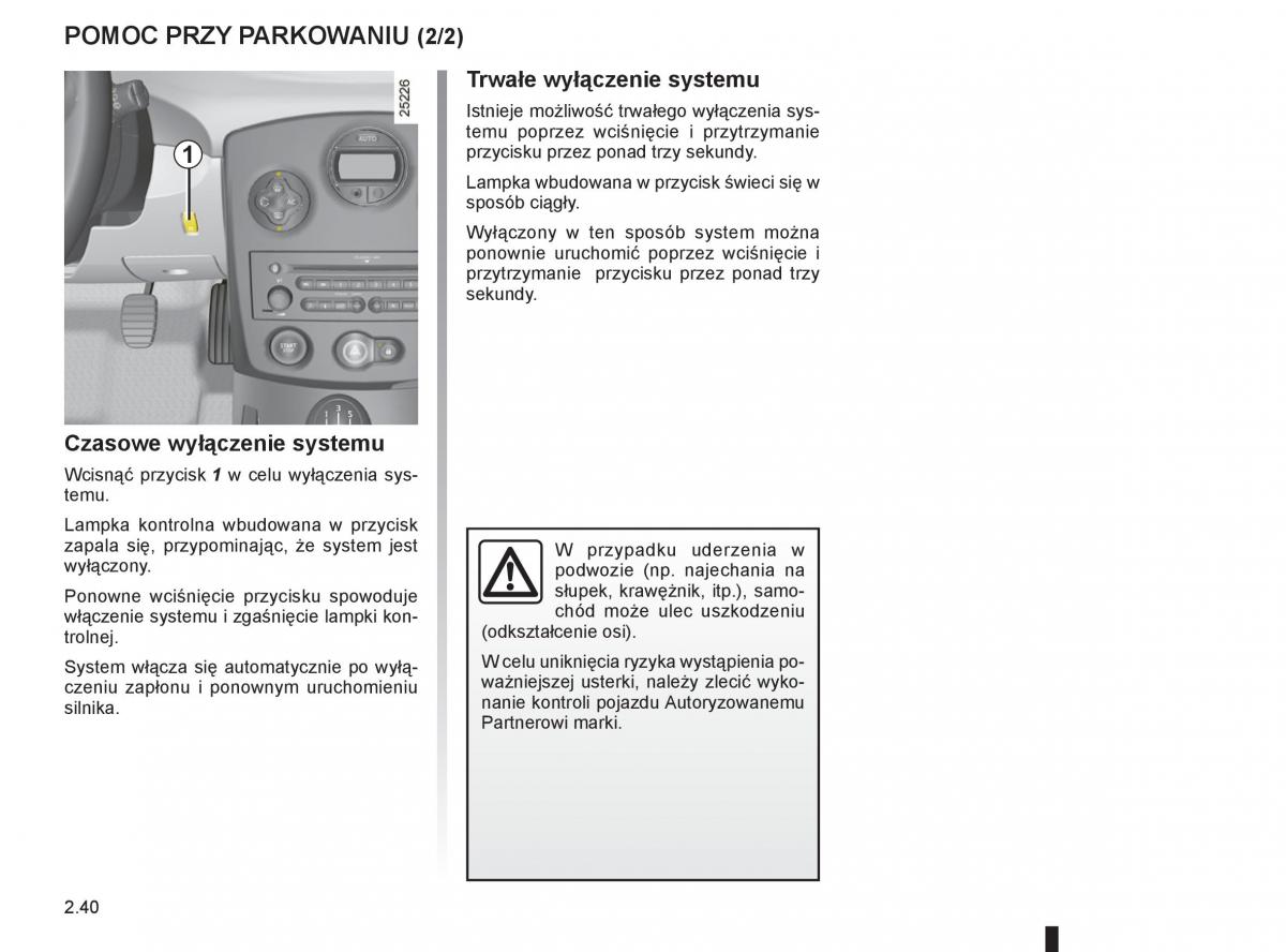 Renault Clio III PHII instrukcja obslugi / page 132