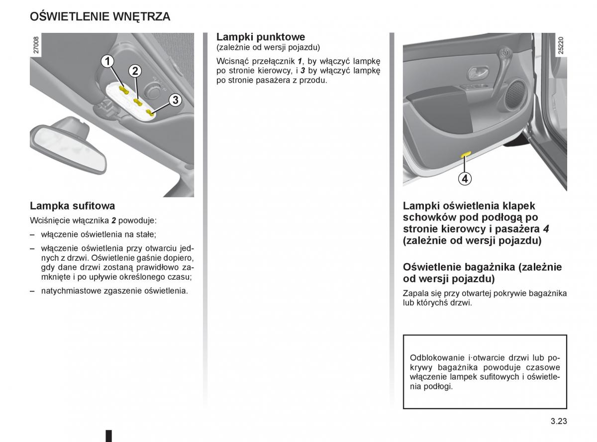 Renault Clio III PHII instrukcja obslugi / page 155