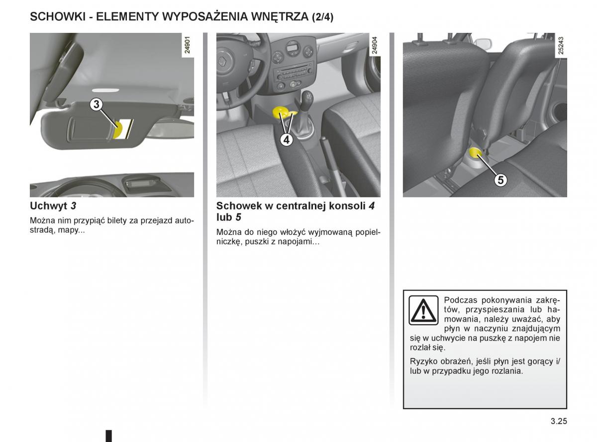 Renault Clio III PHII instrukcja obslugi / page 157