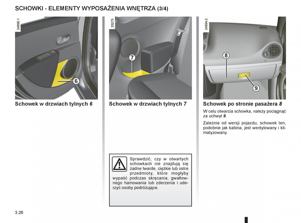 Renault Clio III PHII instrukcja obslugi / page 158